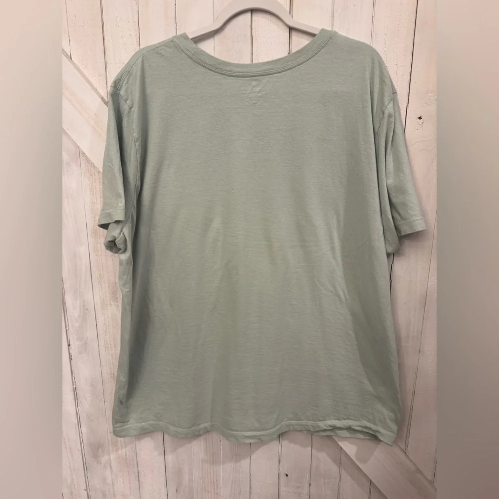 Nike Light Green Tee with White Logo